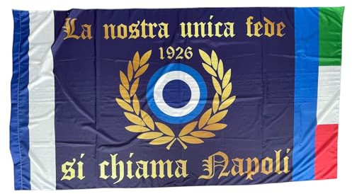Bandiera Napoli 90x150 cm Scudetto Italia
