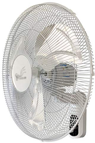 Ventilador industrial montado en la pared con control remoto, temporizador y 3 ajustes de velocidad para refrigeración de alta potencia en grandes espacios