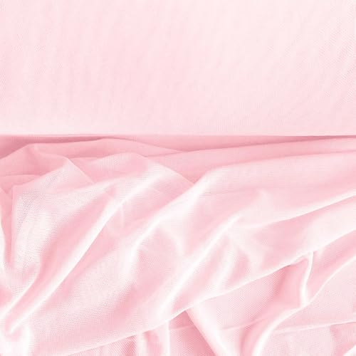 Soft-Tüll elastischer Feintüll Meterware Dessoustüll Kleidertüll Kostümstoff Fasching 17 Farben