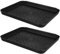 Beaupretty 2piezas Bandejas De Plástico para Botas con Borde Elevado De Bandejas Multifuncionales para Zapatos para Entrada y Uso Interiores Protección De Suelos contra Barro