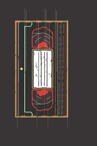 Notebook: VHS Tape - Awesome Retro 90s Lover Videocassette Tape 6'x9 Lined Journal - 108 Pages