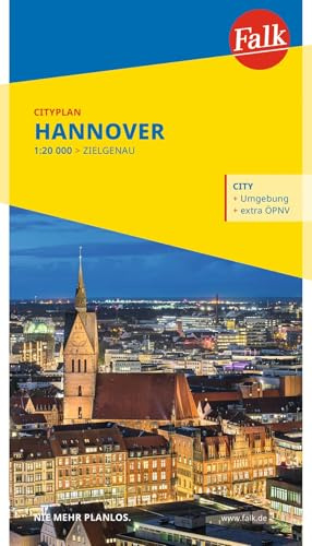 Falk Cityplan Hannover 1:23.000