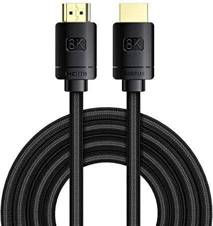 Baseus High Definition Series HDMI 8K to HDMI 8K Video Transfer Kabel 3m Schwarz