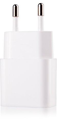 MyGadget 1X Caricatore USB da Muro - Caricabatteria Universale (1A | 5V) - Carica-Batterie Portatile e Compatibile con Samsung | Huawei - Bianco