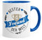 Kaffee-Tasse bester Freund der Welt Geschenk für Freund MoonWorks® royal unisize