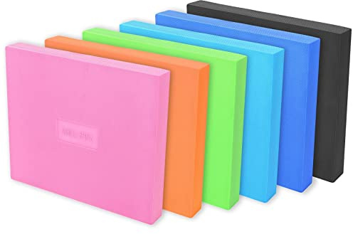 GORILLA SPORTS® Balance Pad 47x40x5,5 cm, rutschfest, bis 100 kg, Farbwahl | Balancekissen mit weicher, strukturierter Oberfläche für Gleichgewicht, Koordination, Motorik und Kraft, abwaschbar