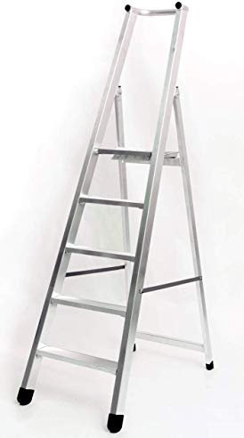 Scala in lega pesante modello Solida (Alluminio, 9 Gradini = 2,87 m)