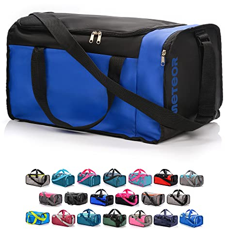 Sac de Sport 20 L / 40 L Grande capacité – Gym, Fitness, Piscine, Voyage – Poche latérale, Double Zip, bandoulière – Torbes Meteor Cabine Ryanair/EasyJet