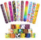Snap Armbänder 25Pcs Bunte Schnapparmbänder Slap Bands Silikon Wristband Party Bag Füllstoffe Slap Armbänder für Kinder Jungen Mädchen Birthday