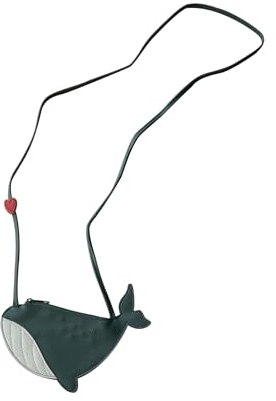 Kleine Tasche Zarter Wal | Charcoal