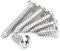 ANSIEDIO Holzschrauben Rundkopf Kreuzschlitzschrauben Blechschrauben Rostfreier Stahl Spanplattenschrauben, M4×25mm,50 pcs