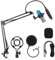 Goshyda Kit de Micro USB pour Ordinateur avec Microphone Capacitif pour L'enregistrement de Chansons en Direct, pour Téléphone Portable, Ordinateur