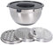 Excellent Houseware Bol en acier inoxydable avec jeu de râpe, Ø 27 cm