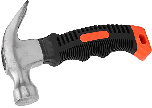 Stubby Claw Hammer, 8,8 Unzen kleines Stubby Hammers Nails Tool, mit ergonomischem Griff, für Haushaltsarbeiten und Camping im Freien