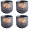 Vinbcorw Tea Cups Coffee Cups Ceramic Chinese Pottery Kung Fu Tea Cup Mugs Handmade Japanese Sushi Tea Cups Porcelain Asian Tea Cups No Handles,A6