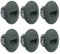 LIGHTWORLD24 Welt der Lichter LED Treppenbeleuchtung Treppenleuchte Wand Einbauleuchte GRAU Einbaustrahler Treppenlicht Flurleuchte Nachtlicht 2W Neutralweiß 6er SET