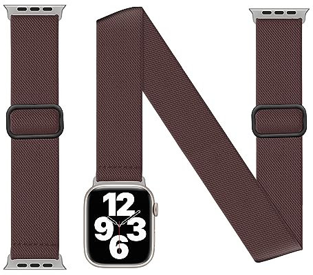 Knöchel/Arm Band Kompatibel mit Apple Watch Band 38mm 40mm 41mm 42mm für Frauen Männer, dehnbares Band Einstellbare Armbänder für iWatch Serie 11 10 9 8 7 6 5 4 3 2 1 SE yanzi