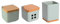 KOOK TIME Set de accesorios cocina - incluye salero de cocina, porta utensilios de cocina y bote de ajos - bote para ajos y salero de cocina con tapa de bambú - Cerámica verde salvia mate y bambú