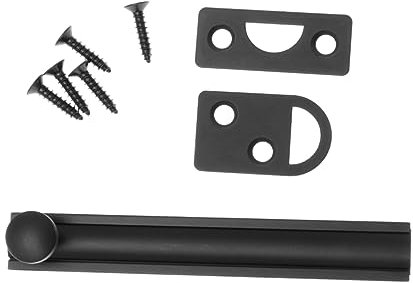 Veemoon Türriegel Aus Kupfer Schwarz Sicherheitstürriegel Diebstahlsicherung Schnalle Retro Türriegel Brandschutztürriegel Für Türen