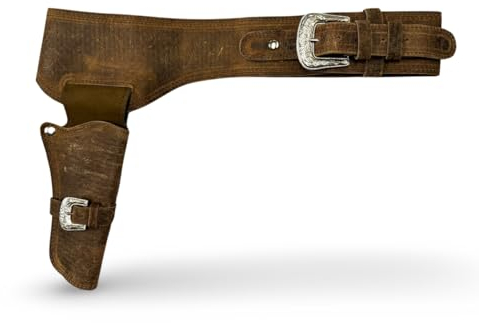 Holstergürtel Westernholster Echt Leder Lederholster Holster (44 Inch (104-117cm))