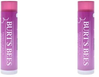 Burt's Bees 100% Natürlich, Tinted Lippenbalsam, Sweet Violet, 2er Pack (1 x 4,25 g)
