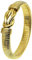 JewelryWe Infinity Armreif Elastisch Armband: 12mm Breit Gold Edelstahl Chunky Unendlichkeitszeichen Stretch Armband Retro Hip Hop Punk Dick Armspange Manschette für Herren Damen