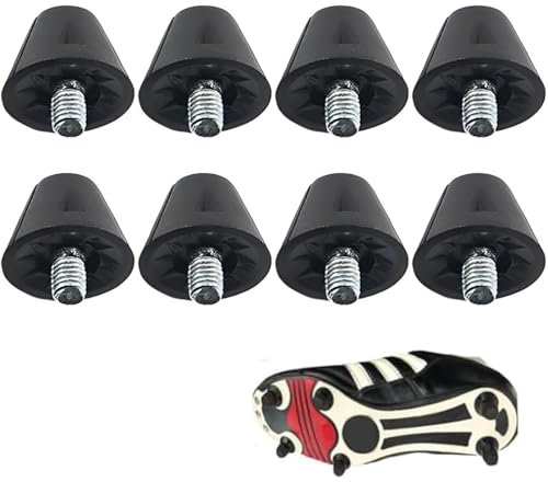 Tacos para Botas de Fútbol,8 tacos de repuesto para botas de fútbol, con llave de tacos, de metal,13 mm tachuelas para fútbol, tacos de fútbol de nailon, para niños y adultos