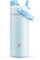 POWCAN 18 oz Insulated Water Bottle with 2-in-1 Straw and Spout Lid, Keep Cold 24H, Leak-Proof, Fits in Car Cup Holder, Stainless Steel Water Bottle for Sports, Travel, and School (Sea Breeze)
