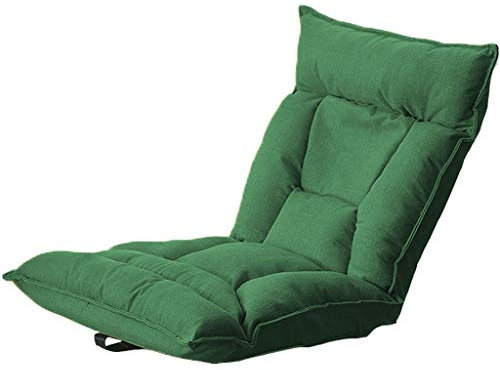 Generisch Klappbarer Lazy-Sofa-Sessel, auf den Boden klappbarer Gaming-Sofa-Sessel mit 5 Positionen, bequem, weich und hautfreundlich, luxuriös gepolsterter Gaming-Sessel, gepolsterter Ruhesessel