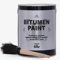 Universal Black Bitumen Paint 5L with Brush Included – Outdoor Solvent Based Protection, Bitumen Paint Waterproofing for Metal, Wood, Concrete – General Purpose Corrosion-Resistant Exterior Coating