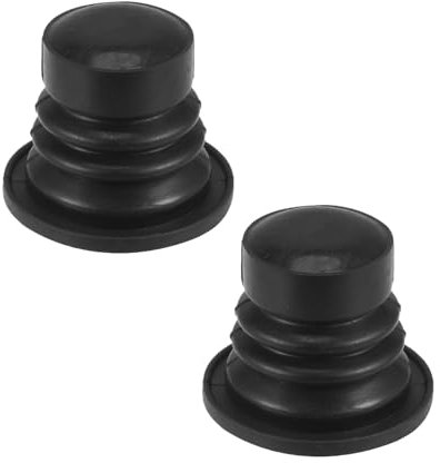 SEIWEI Abflussrohrdichtung Ersatz Universal, Waschmaschine Abfluss Adapter Gummimanschette Siphon Abflussrohr Dichtung Deodorant Zubehör (2er Pack)
