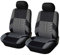 AYBEN Auto-Sitzbezug, für VW Scirocco/Sharan/T-Cross/T-ROC/Taro/Tiguan 2000-2023 2024, Vordersitzbezüge, Sitzschoner-Auto, B Grey