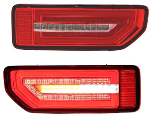 SCMDNOZ Auto Rückleuchten für Suzuki Jimny 2019 2020 2021 2022, Links Rechts Bremslichter Heckleuchten Rücklicht-Komplettsets Ersatz Zubehör,Red