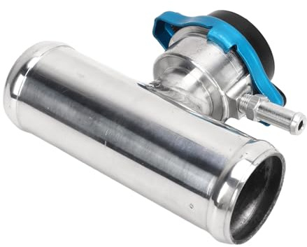 de Remplissage en Ligne du Radiateur 38 Mm 1‑1 / 2in OD avec Capuchon D'affichage de Température T6061 Polie en Aluminium pour les Voitures