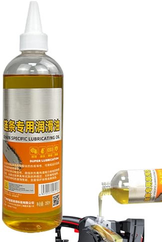 Olio per motosega, lubrificante per riduzione dell'attrito, olio per spada per catena antiruggine, per automobili, olio per motosega, olio per attrezzi da giardino, riduzione del rumore in caso di