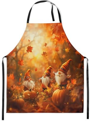 Homewish Tablier Cuisine Camion D'Automne,Tablier de Cuisine Tournesol de Citrouille de Ferme
