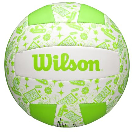 Wilson Stamp Volleyball, Kunstleder-Volleyball, Kühn & hell, Zuverlässige Leistung, Offizielle Größe
