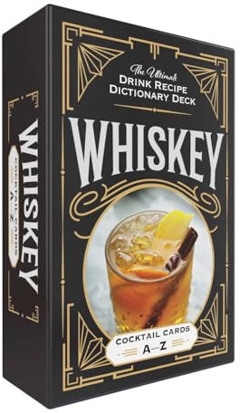 Whiskey Cocktail Cards A–Z: The Ultimate Drink Recipe Dictionary Deck (Cocktail Recipe Deck)