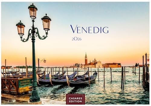 Venedig Kalender 2026 – Wandkalender | Fotokalender Italien 24x35 cm – . mit atemberaubenden Fotos der Lagune, Gondeln & historischen Sehenswürdigkeiten | für Kunst- und Reiseenthusiasten