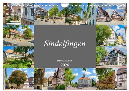 Sindelfingen Impressionen (Wandkalender 2026 DIN A4 quer), CALVENDO Monatskalender: Ein fotografische Streifzug durch Sindelfingen (CALVENDO Orte)