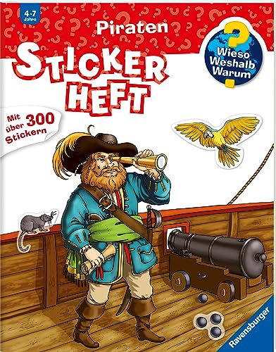Wieso? Weshalb? Warum? Stickerheft - Piraten (ab 4 Jahre - mit über 300 Stickern)