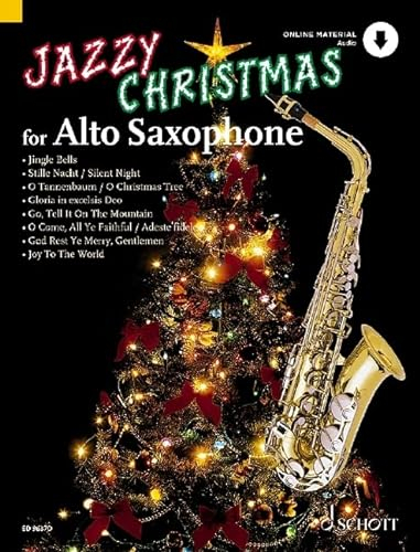 Jazzy Christmas for Alto Saxophone: Alt-Saxophon; Klavier ad libitum.