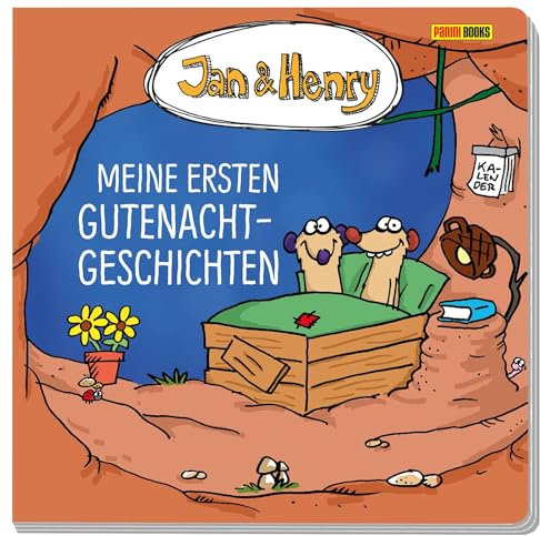 Jan & Henry: Meine ersten Gutenachtgeschichten: Pappbilderbuch mit wattiertem Cover