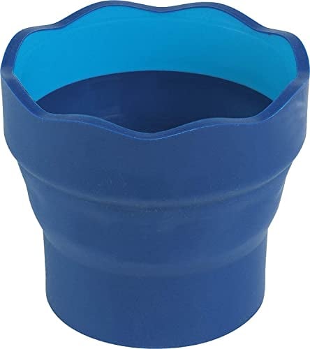 Faber-Castell 181540 Creative Studio Wasserbecher Clic & Go, blau