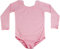 Furein - Body da danza per bambina, a maniche lunghe, con scollo rotondo 10 años Rosa