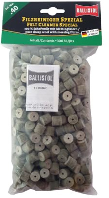 BALLISTOL 23229 Filzreiniger Spezial - Laufreiniger für Gewehr Kal 40-300 Stück