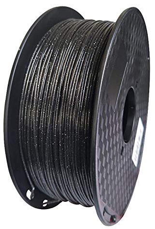 Yimihua 3D-Druckerfilament Flash-PLA-Filament Marmorfilament 1,75 MM Schwarz 3D-Spezialmaterial 1 Kg Spulendruckmaterial PLA