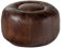 MASSIVMOEBEL24.DE | Chesterfield brauner Pouf-Hocker aus 100% Echtleder #18 | im Vintage-Stil | 60x60x38 cm | Sitzhocker Sitzkissen