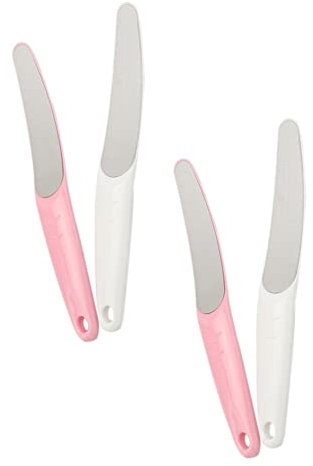 COHEALI 4pcs Curved Nail File Nails Tools Glass Nail Files Nail Shapers Nail Care Tools Pedicure Tools Manicure Supplies Plastic Files Nail Tool Stainless Steel Abs Handle