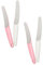 COHEALI 4pcs Curved Nail File Nails Tools Glass Nail Files Nail Shapers Nail Care Tools Pedicure Tools Manicure Supplies Plastic Files Nail Tool Stainless Steel Abs Handle
